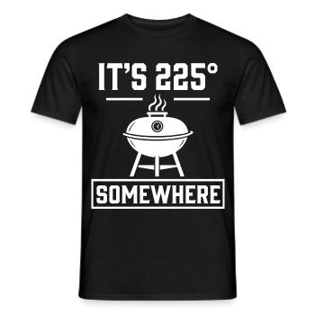 Humor Barbecue Grill Dad | BBQ Master Gift - Men's T-Shirt - black - Front - AI Model Male 178 light (178cm)