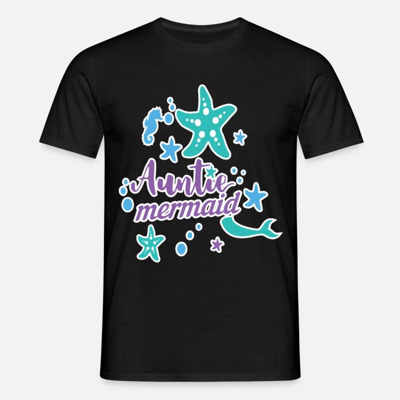Auntie Mermaid - Men's T-Shirt - black