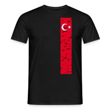 Turquie Türkiye T-Shirt Design Culture & Modernité - T-shirt homme - noir - Devant - AI Model Male 178 light (178cm)
