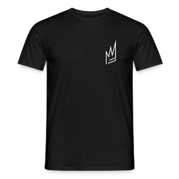 Kings Crown v3 - Souveräne Kleidung - Männer T-Shirt - Schwarz - Vorne - AI Model Male 178 light (178cm)