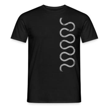 Band Streifen Muster - Männer T-Shirt - Schwarz - Vorne - AI Model Male 178 light (178cm)
