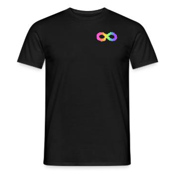 Neurodivergent symbol - Men's T-Shirt - black - Front - AI Model Male 178 light (178cm)