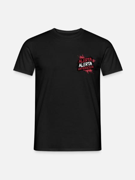 FCKNZS against right-wing antifa - Men's T-Shirt - black