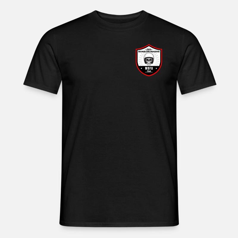 Bonecrushers Shield Logo - Männer T-Shirt - Schwarz