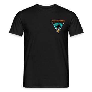 Retro Ultimate Frisbee - T-shirt homme - noir - Devant - AI Model Male 178 light (178cm)
