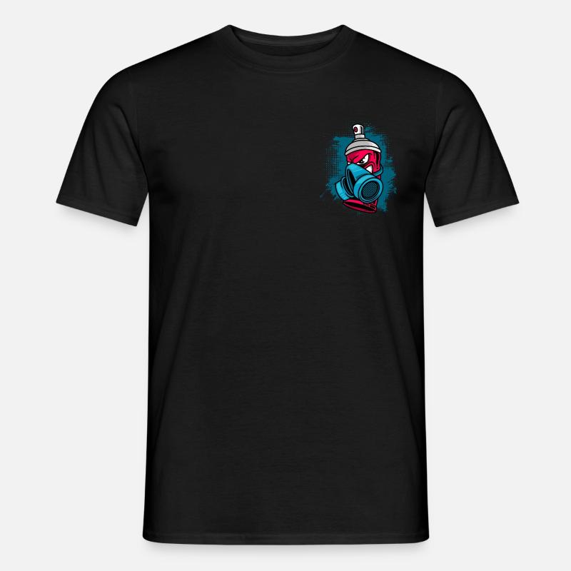 Spraydose Lackierer Kunst Graffiti - Männer T-Shirt - Schwarz