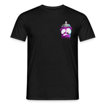 Graffiti Sprüchlack Street Art Sprayer Geschenk - Männer T-Shirt - Schwarz - Vorne - AI Model Male 178 light (178cm)