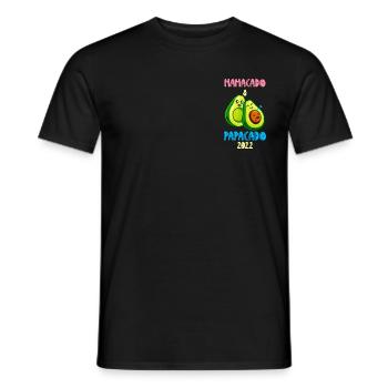 Futurs parents Mamacado et Papacado Bébé 2022 - T-shirt homme - noir - Devant - AI Model Male 178 light (178cm)