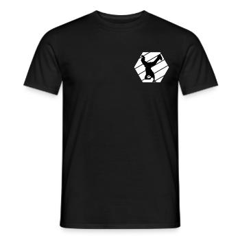B-Boy Breakdance Street Art Danseur de break dancer - T-shirt homme - noir - Devant - AI Model Male 178 light (178cm)