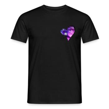 Home Erde Welt Herz Eineerde - Männer T-Shirt - Schwarz - Vorne - AI Model Male 178 light (178cm)