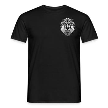 "lion spirit" - Männer T-Shirt - Schwarz - Vorne - AI Model Male 178 light (178cm)