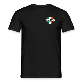 ireland wappen - Männer T-Shirt - Schwarz - Vorne - AI Model Male 178 light (178cm)