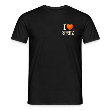 I Love Spritz Party  - Männer T-Shirt - Schwarz - Vorne - AI Model Male 178 light (178cm)