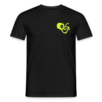 Muscle Flame - Biceps Strength and Energy - Men's T-Shirt - black - Front - AI Model Male 178 light (178cm)