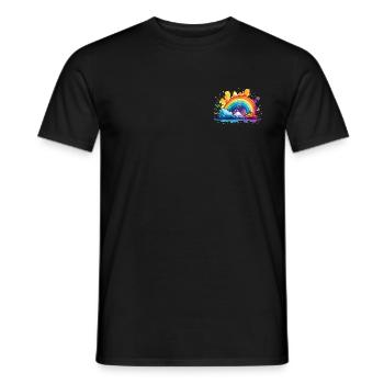 Your Rainbow - Men's T-Shirt - black - Front - AI Model Male 178 light (178cm)