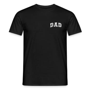 Papa papa Père - T-shirt homme - noir - Devant - AI Model Male 178 light (178cm)