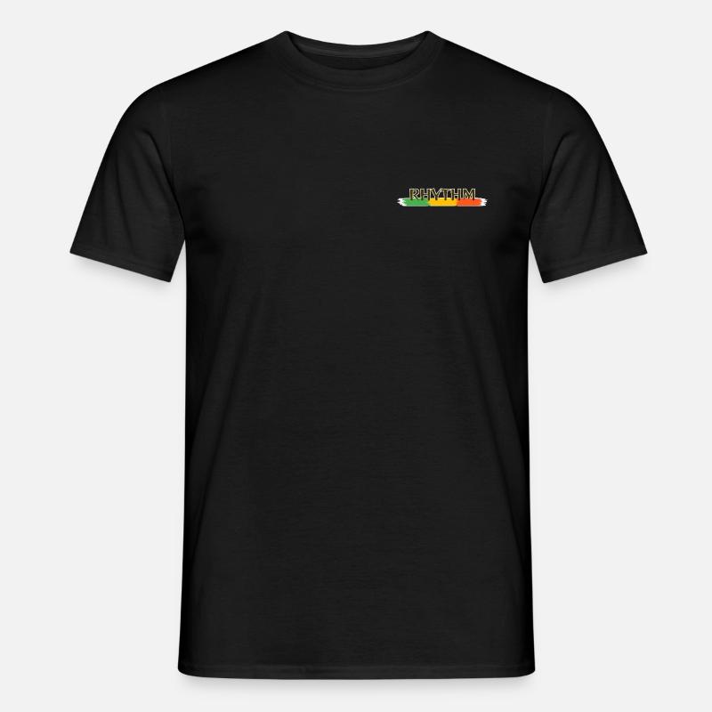 Reggae-Rhythmus - Männer T-Shirt - Schwarz