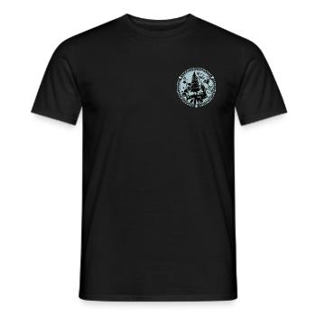 FABRIQUÉ EN SCANDINAVIE - T-shirt homme - noir - Devant - AI Model Male 178 light (178cm)