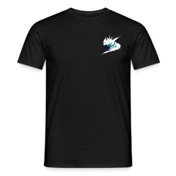 Ghost Fox - Men's T-Shirt - black - Front - AI Model Male 178 light (178cm)