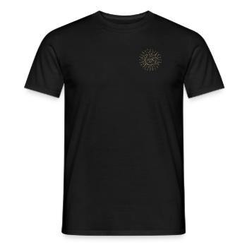 symboles spirituels païens - T-shirt homme - noir - Devant - AI Model Male 178 light (178cm)