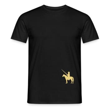 Knight - Men's T-Shirt - black - Front - AI Model Male 178 light (178cm)