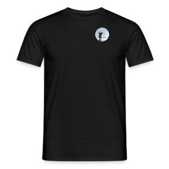 Motiv Golf dein Sport - Männer T-Shirt - Schwarz - Vorne - AI Model Male 178 light (178cm)