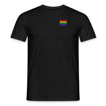 Rainbow Pride - Männer T-Shirt - Schwarz - Vorne - AI Model Male 178 light (178cm)