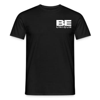 Be Unique - kraftvolles Design für Frau und Mann - Männer T-Shirt - Schwarz - Vorne - AI Model Male 178 light (178cm)