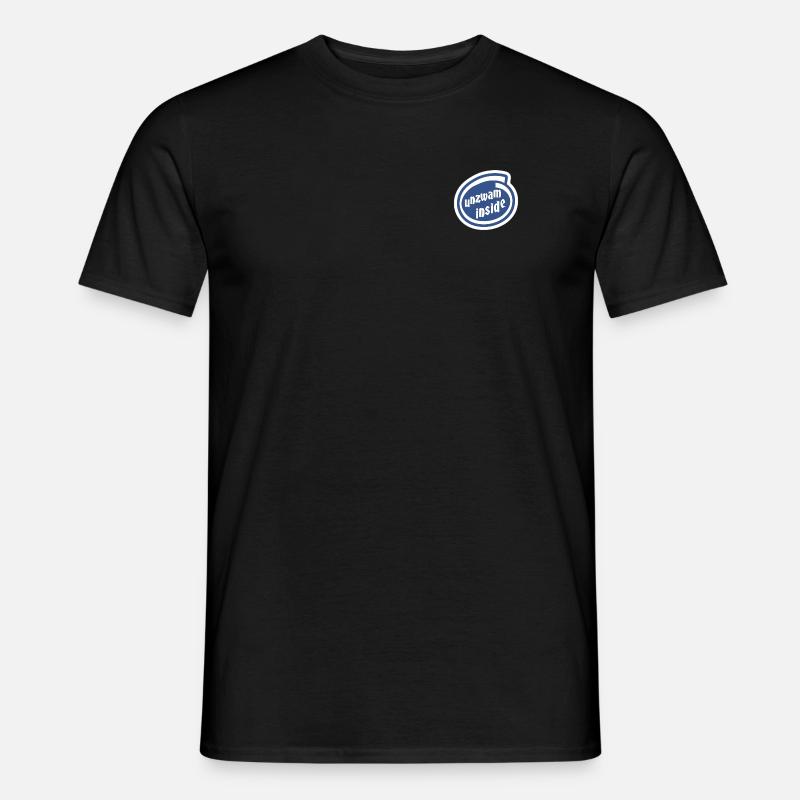 Unzwam Inside - Männer T-Shirt - Schwarz