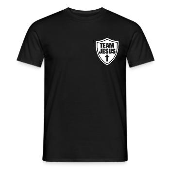 Jesus - Christus - Team Jesus - Männer T-Shirt - Schwarz - Vorne - AI Model Male 178 light (178cm)