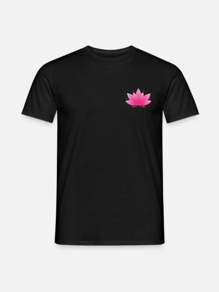 Lotusblüte - Männer T-Shirt - Schwarz