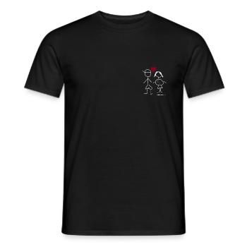 Coming soon Schwangerschaft - Männer T-Shirt - Schwarz - Vorne - AI Model Male 178 light (178cm)