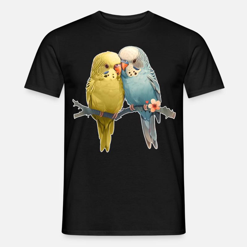 Wellensittiche - Mænd T-shirt - sort