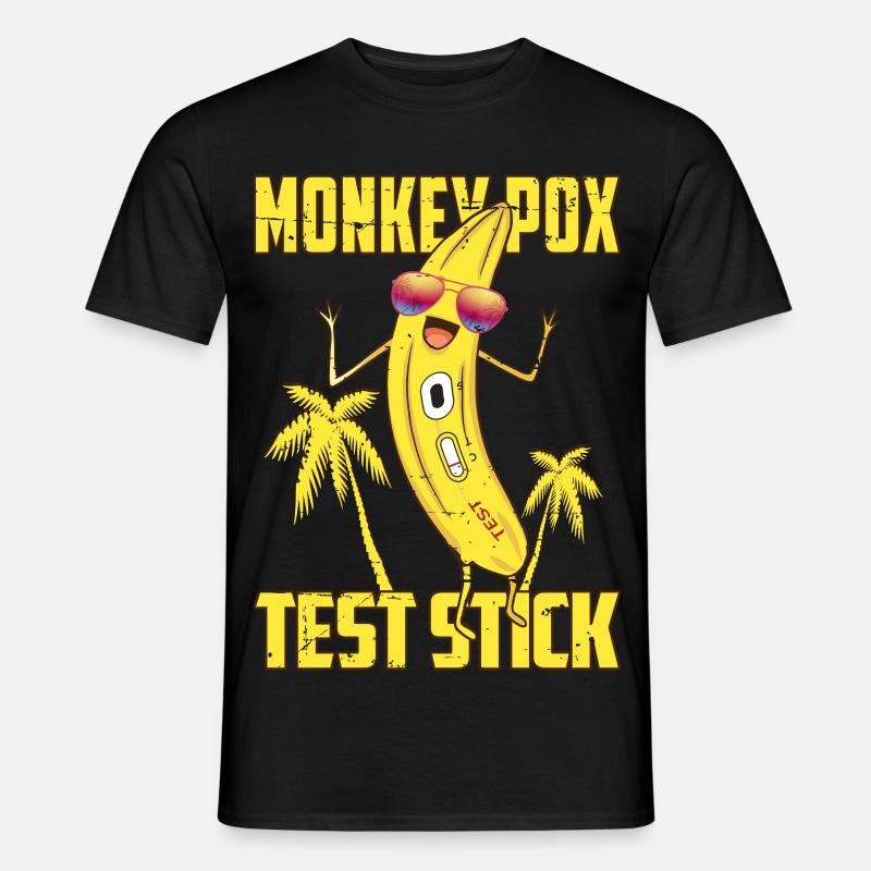 Monkey pox test sticks - Men's T-Shirt - black