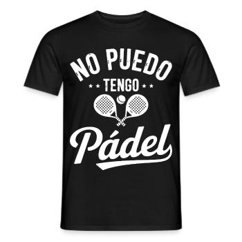 Padel amusant Je ne peux pas j'ai Padel Padelist - T-shirt homme - noir - Devant - AI Model Male 178 light (178cm)