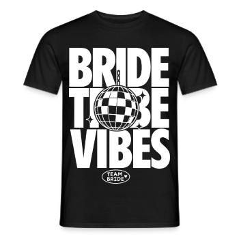 Bride Tribe Vibes Team Bride - T-shirt homme - noir - Devant - AI Model Male 178 light (178cm)