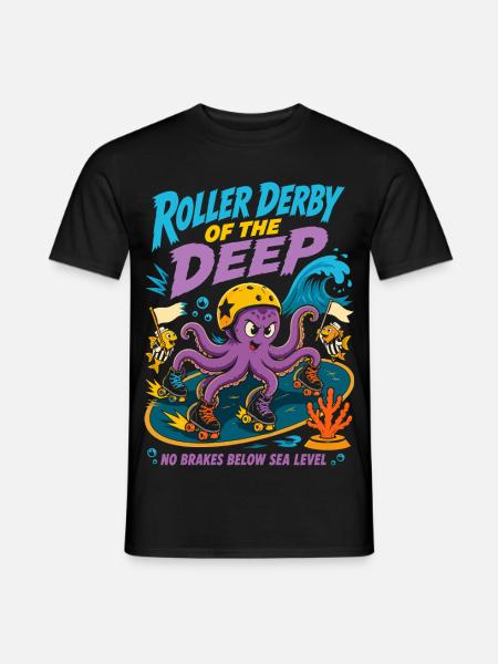 Roller Derby des Grands Fonds - T-shirt homme - noir