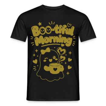 Boo Beautiful Mommy Halloween - Männer T-Shirt - Schwarz - Vorne - AI Model Male 178 light (178cm)