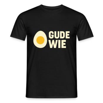 Ei Gude Wie - Rheinhessisch - Men's T-Shirt - black - Front - AI Model Male 178 light (178cm)