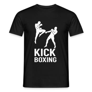 Kickboxing Fighters - Männer T-Shirt - Schwarz - Vorne - AI Model Male 178 light (178cm)