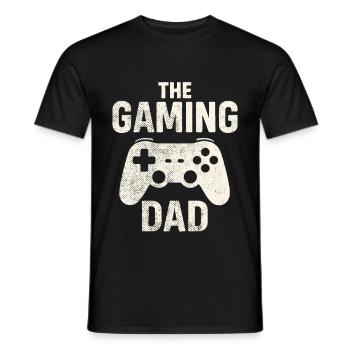 The Gaming Dad Retro Controller - Männer T-Shirt - Schwarz - Vorne - AI Model Male 178 light (178cm)