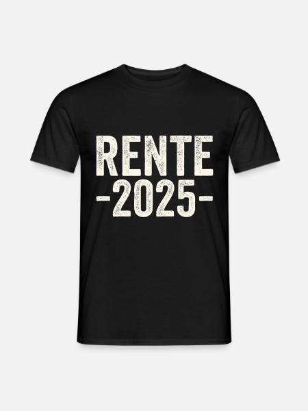Pension 2025 - Men's T-Shirt - black