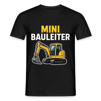 Directeur de construction – Excavator Chemise Enfant - T-shirt homme - noir - Devant - AI Model Male 178 light (178cm)