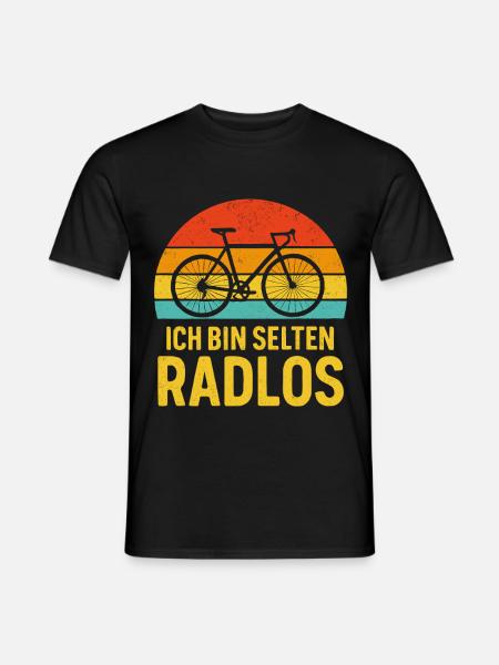 Perplexed Cycling Saying - Men's T-Shirt - black