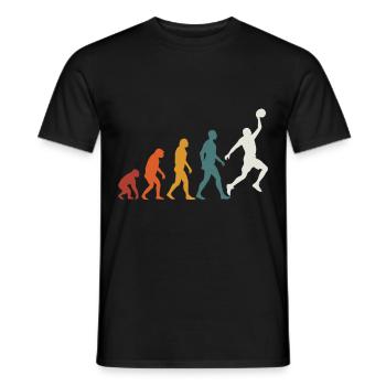 Evolution Basketball Basketball - T-shirt homme - noir - Devant - AI Model Male 178 light (178cm)