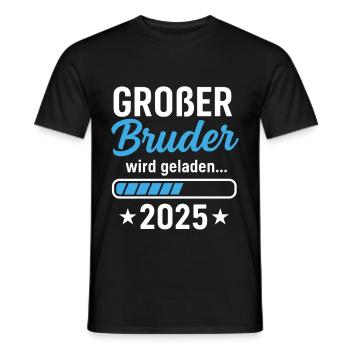 Big Brother Will Be Loaded 2025 – Grossesse - T-shirt homme - noir - Devant - AI Model Male 178 light (178cm)