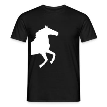 Horse Riding Riding Stable Animals Riding Club Gift - Men's T-Shirt - black - Front - AI Model Male 178 light (178cm)