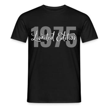 Edition limitée 1975 - T-shirt homme - noir - Devant - AI Model Male 178 light (178cm)