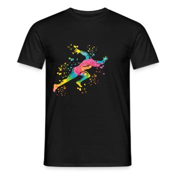 Sprinter Colorsplash Sprintender Sprint - T-shirt homme - noir - Devant - AI Model Male 178 light (178cm)