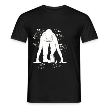 Sprinter Colorsplash Sprintender Sprint - T-shirt homme - noir - Devant - AI Model Male 178 light (178cm)